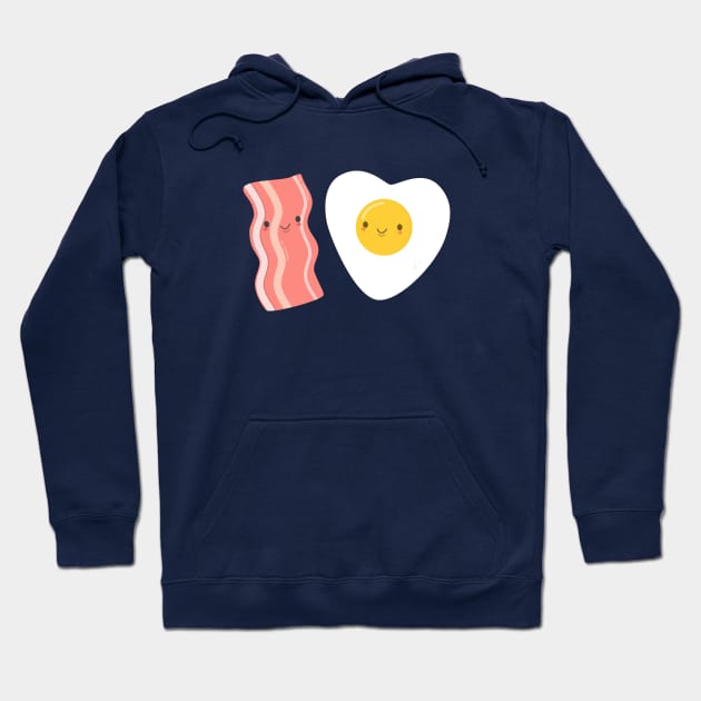 Egg and Bacon Love T-Shirt Hoodie by happinessinatee